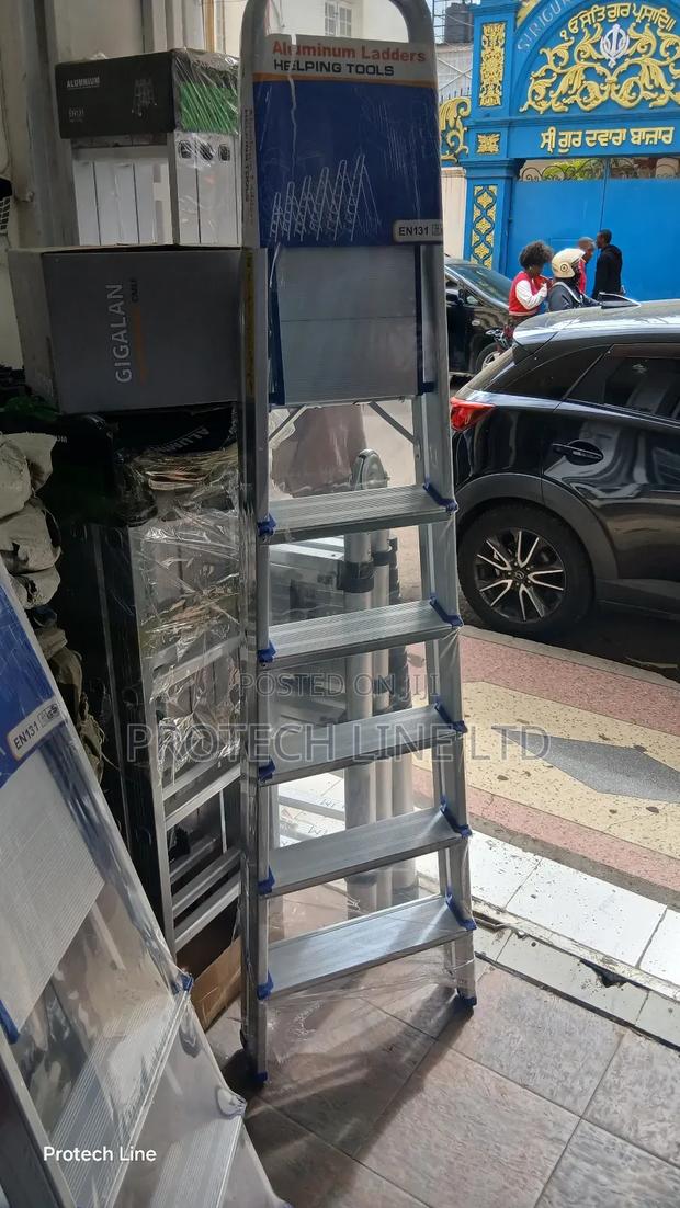 6 Steps Aluminum Foldable Ladder - thumbnail 2
