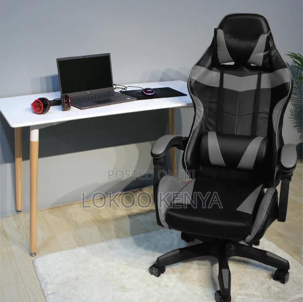 Office Chair ; Luxurious Red Indoor Gaming Chair - thumbnail 3
