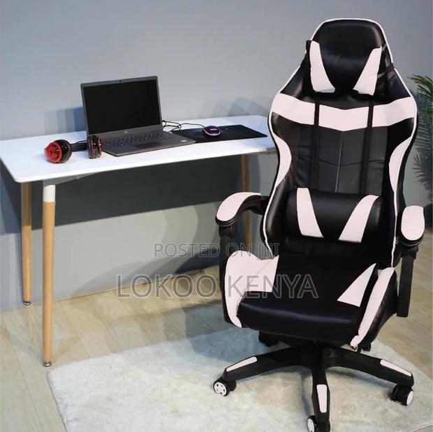 Office Chair ; Luxurious Red Indoor Gaming Chair - thumbnail 4