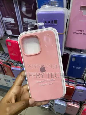 Eco-Friendly Liquid Silicone iPhone 16 Pro Max Case-Pink
