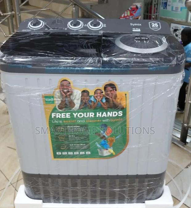 Syinix 10kgs Top Load Wash/ Spin Washing Machine