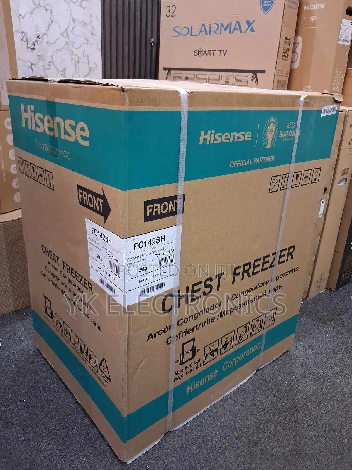 Hisense 144l Chest Freezer (Grey) Fc142sh