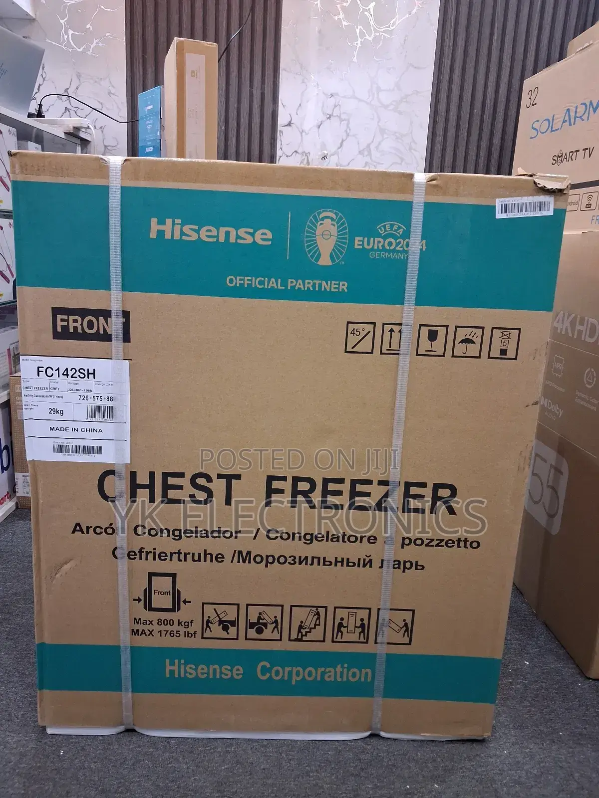 Hisense 144l Chest Freezer (Grey) Fc142sh