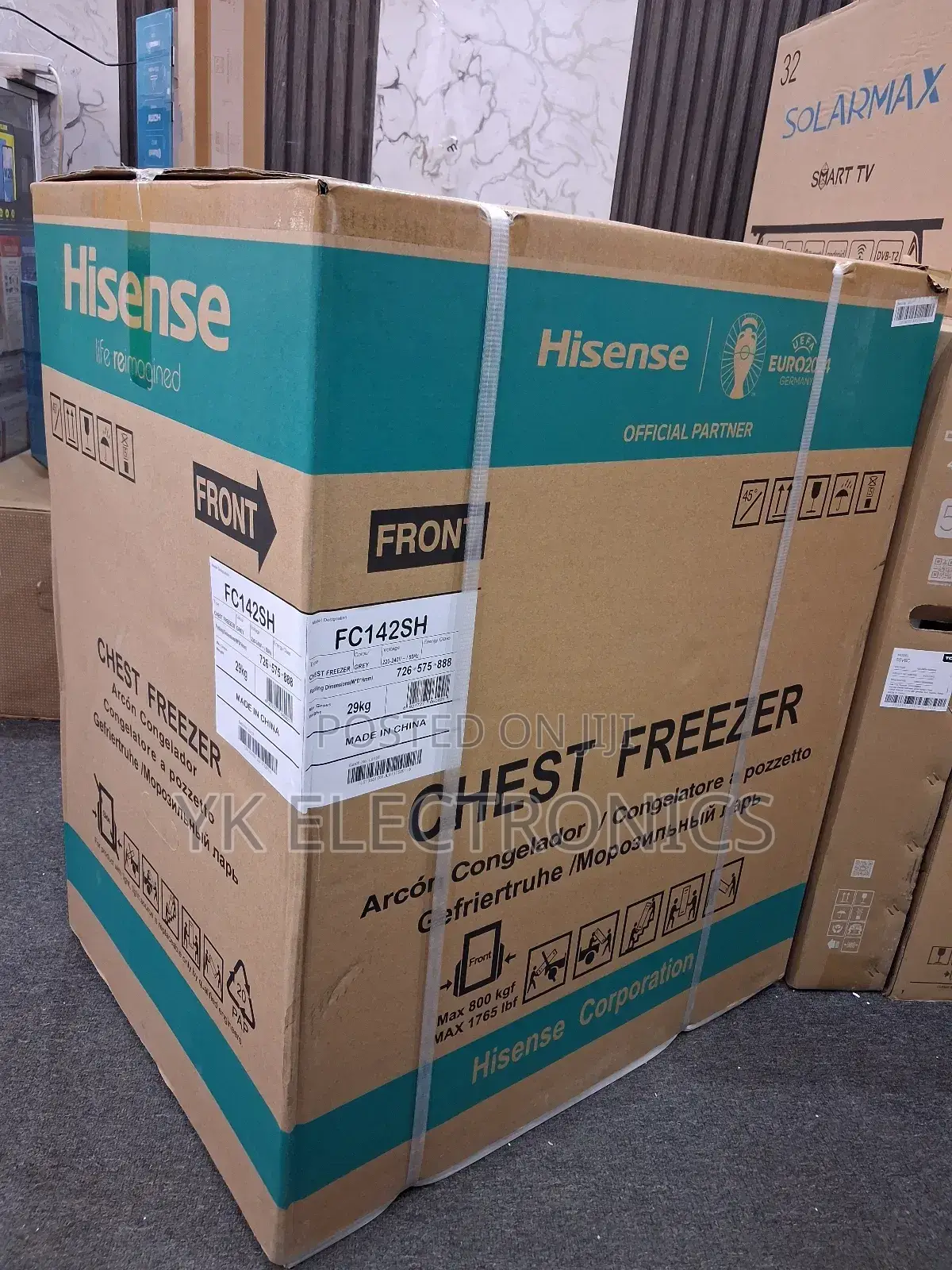 Hisense 144l Chest Freezer (Grey) Fc142sh
