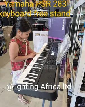New Model Yamaha PSR 283 Keyboard Plus Metallic Stand