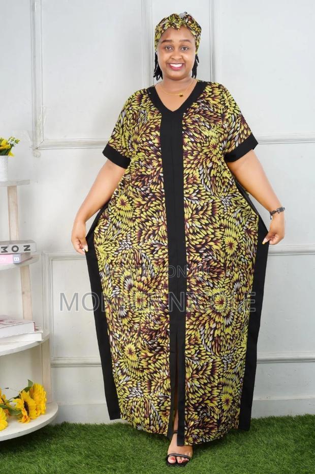 Stylish Kaftans/Deras With Scarf,👌😘 - thumbnail 2