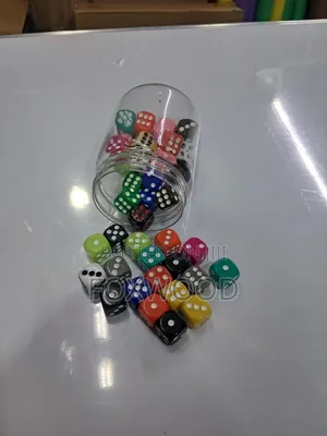 Dice Dot Set Of 48pcs In Jar