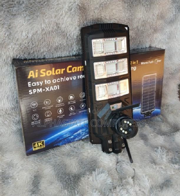 All-in-One Led Solar Street Light With Hidden Camera 4g - main view