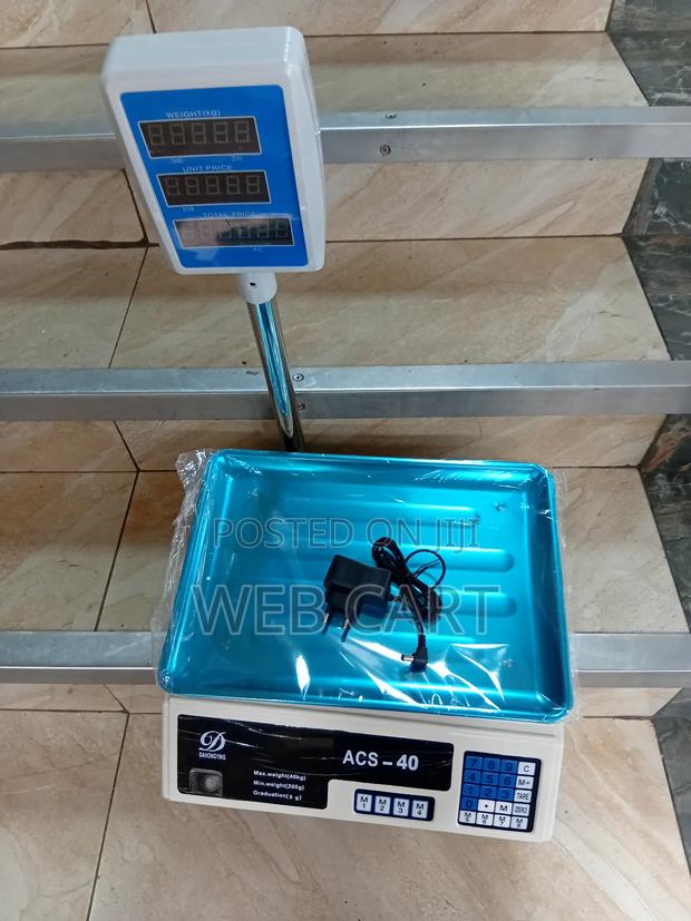 Acs-40 Digital Price Computing Scale Brand New - main view