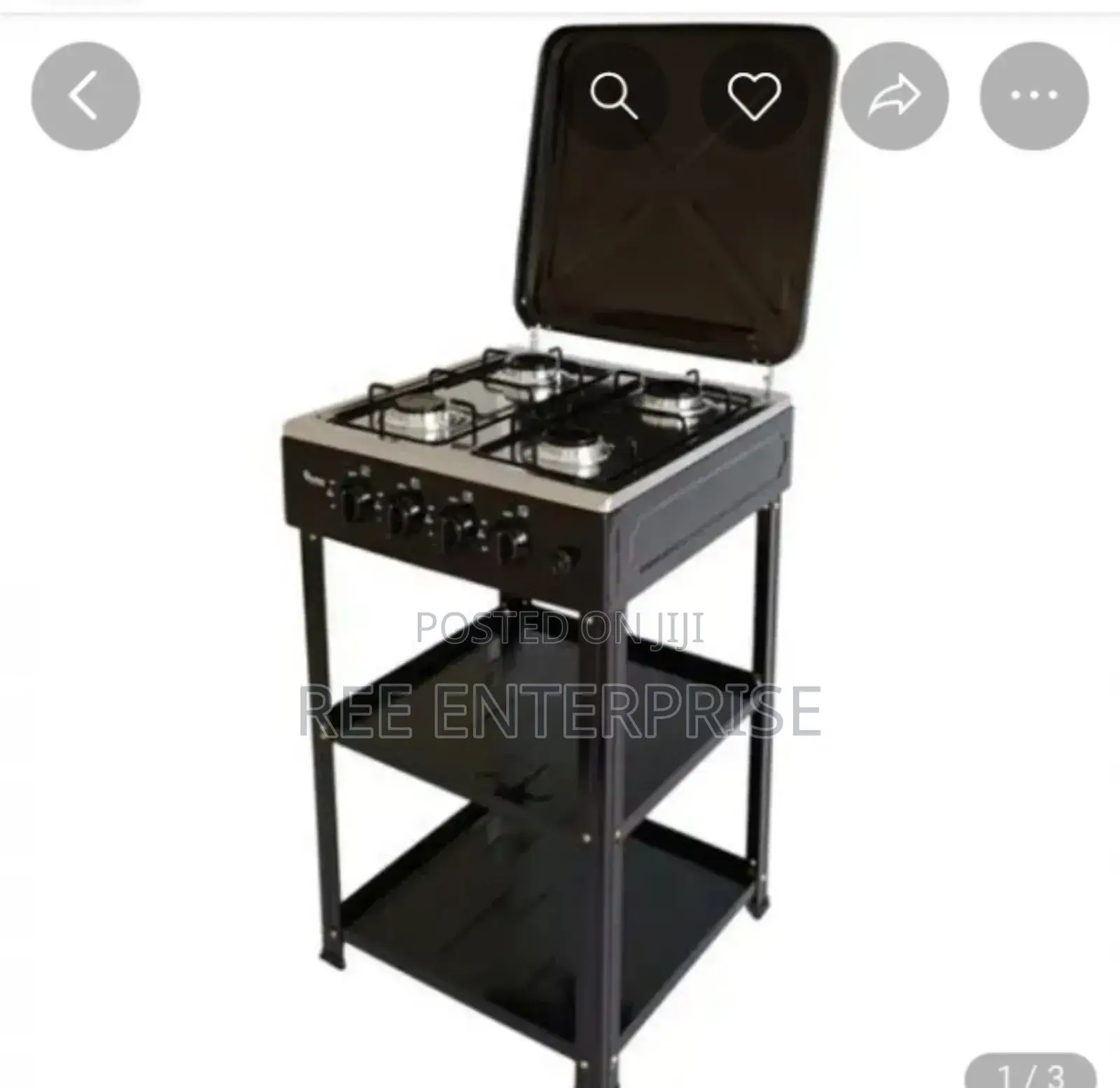 Auto Ignition Ramtons 4 Burner Standing Cooker With Shelf