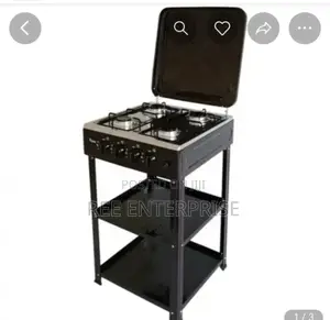 Auto Ignition Ramtons 4 Burner Standing Cooker With Shelf