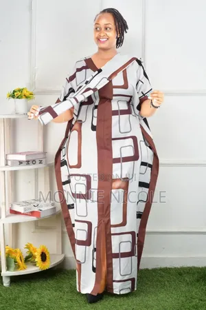Classy Deras With Scarf 🔥💯😔Maxi Dress