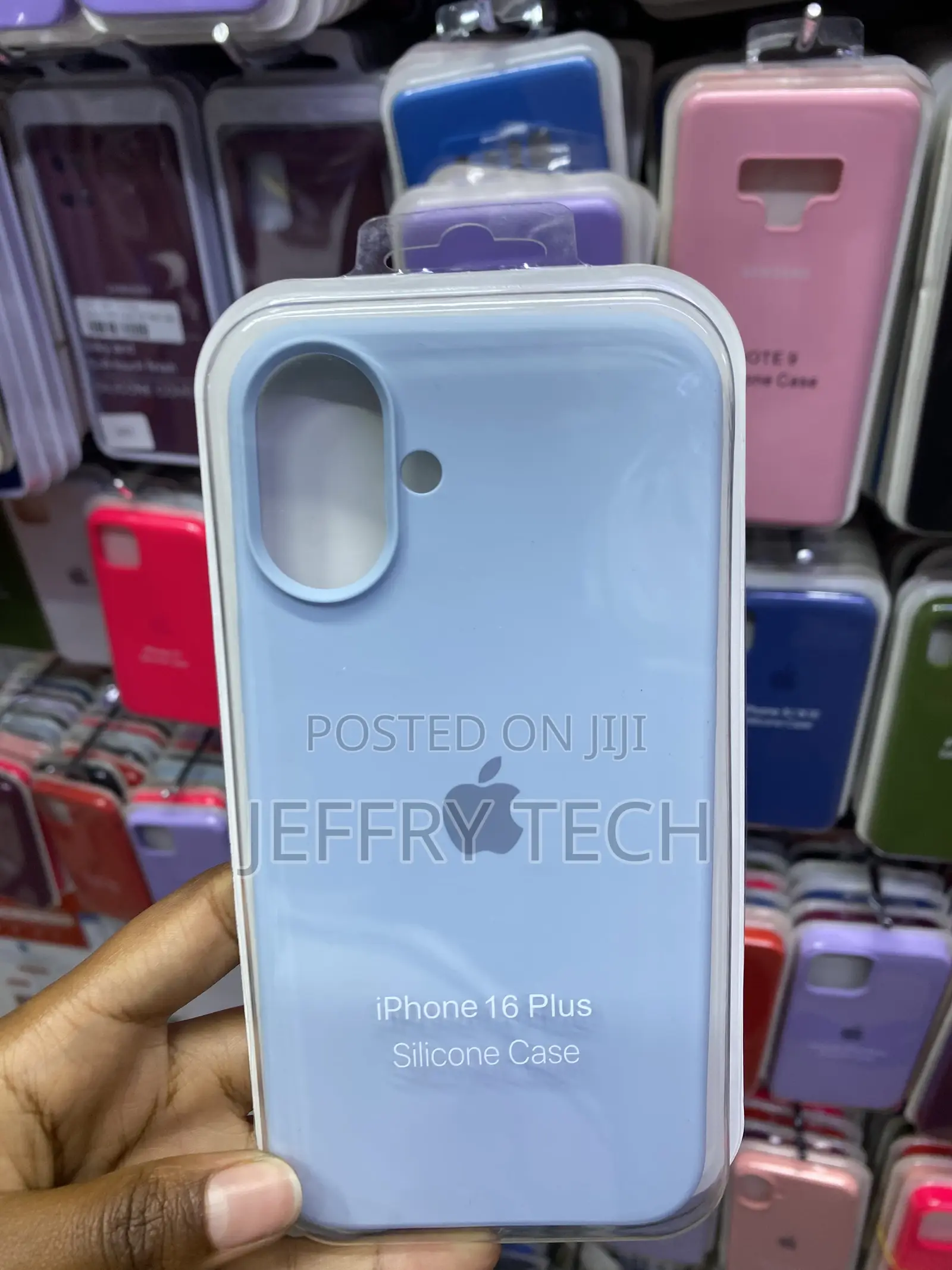 Firenova Designed for iPhone 16 Plus Case Silicone-Sky Blue