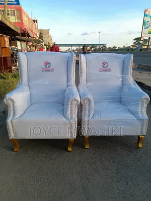 Church Chair for Mr. And Mrs. Bishop With Logo 