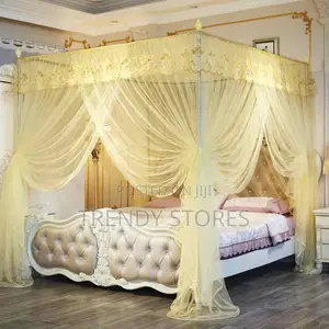 Cream Square Mosquito Net