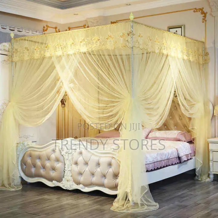 Cream Square Mosquito Net