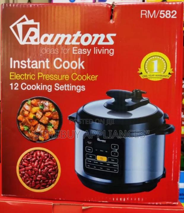 Ramtons Electric Pressure Cooker 6litres - main view