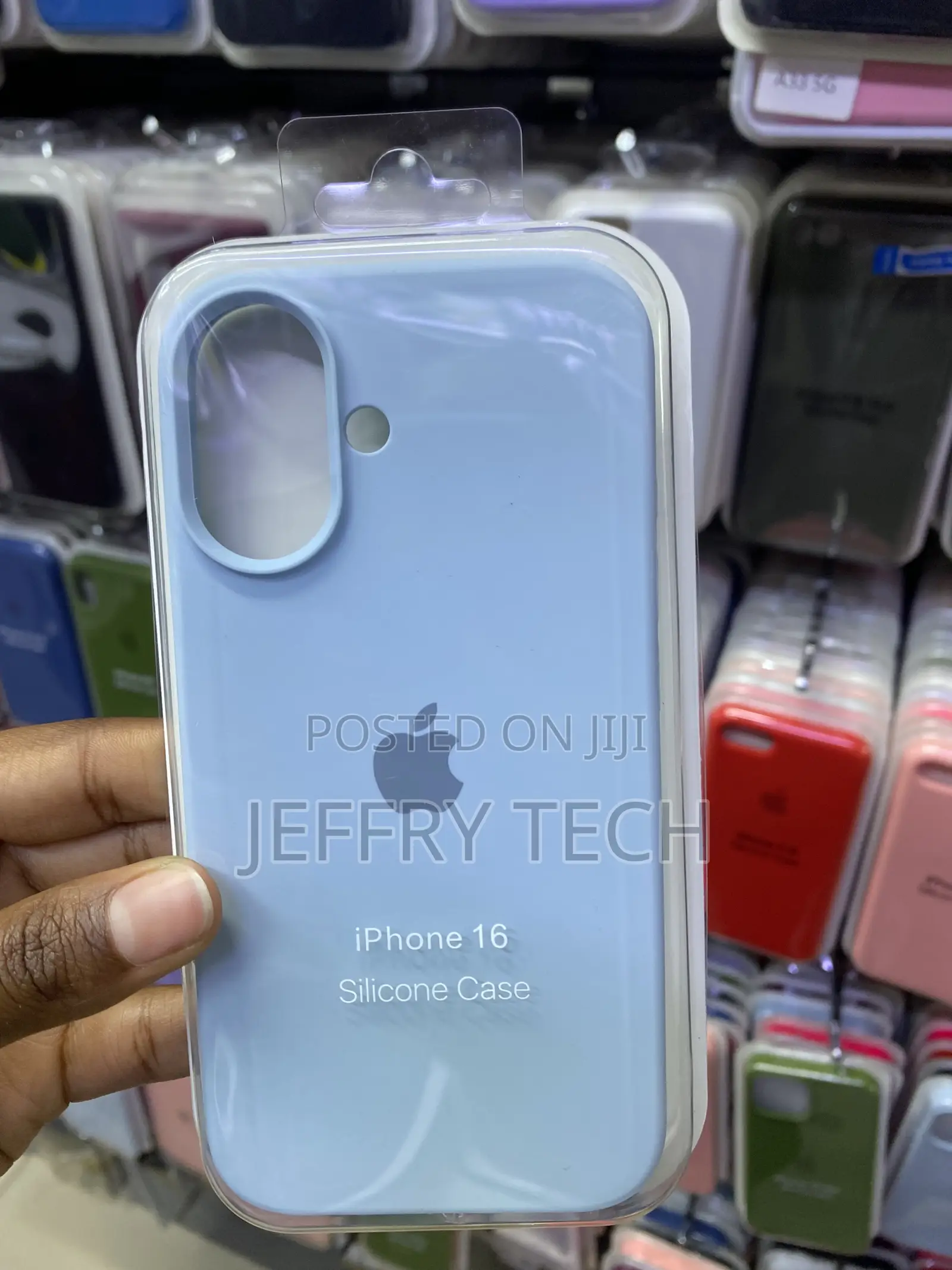 Otofly Compatible With iPhone 16 Silicone Case -Blue