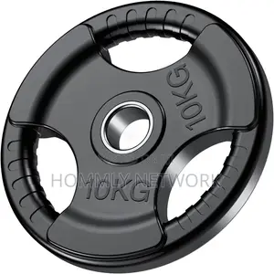 10kg Olympic Weight Plates Rubber Coated Pair