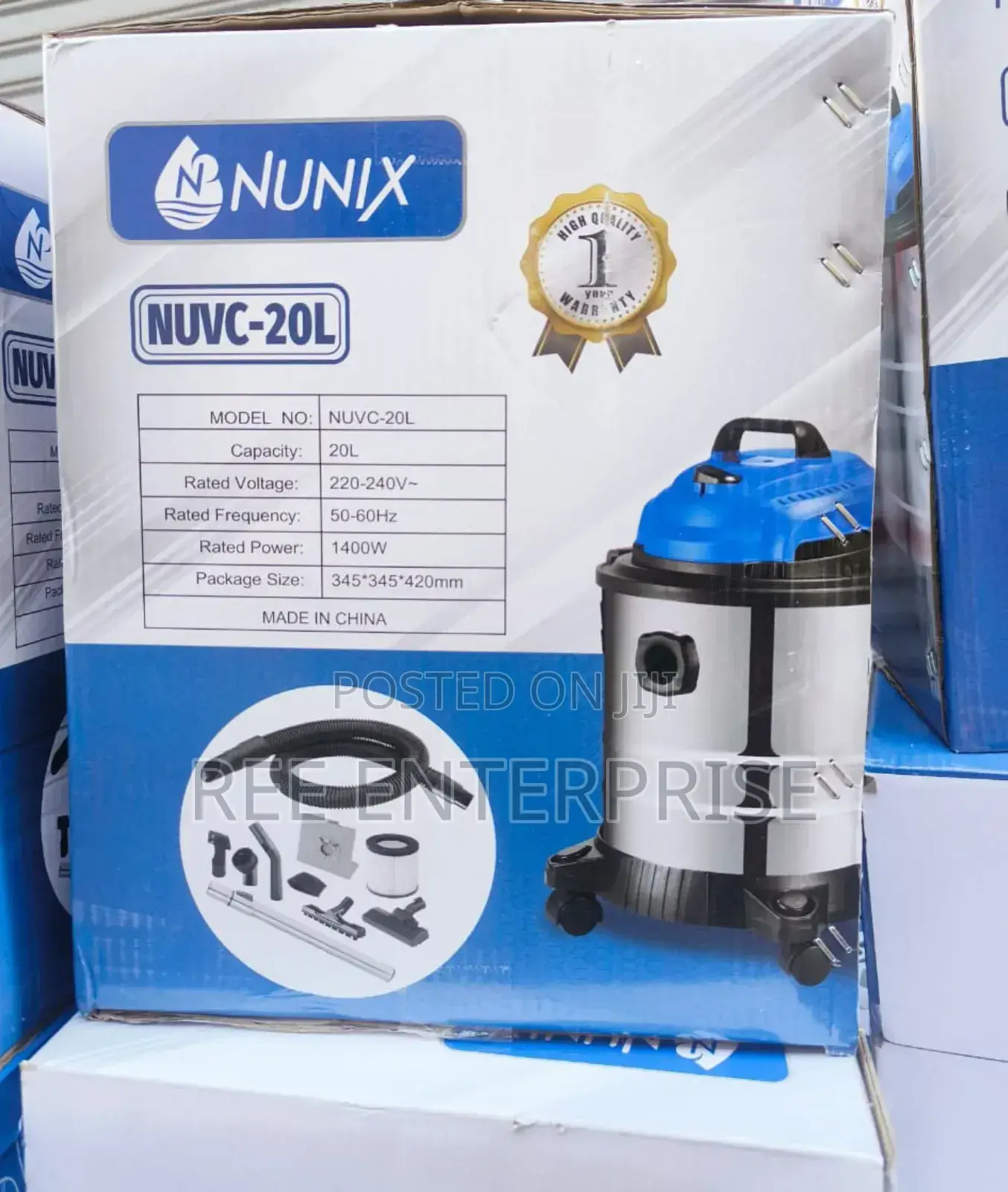 Legit 20 Litres Nunix Wet and Dry Vacuum Cleaner