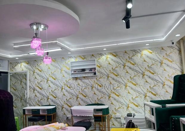 Fluted Panels Marble Wallpapers - thumbnail 2
