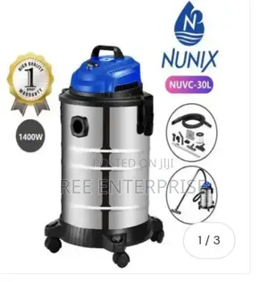 Durable 30 Litres Nunix Wet and Dry Vacuum Cleaner