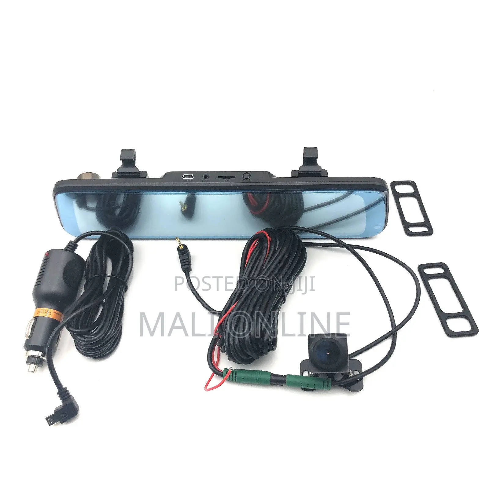 9.66-Inch Full Hd Dash Dual Camera Car DVR Rear View Mirror