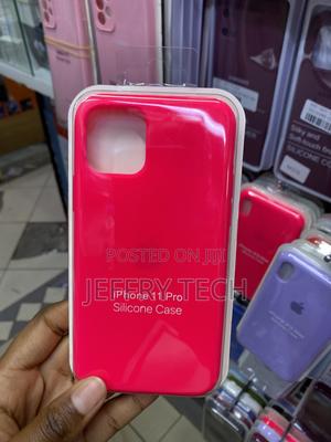 Deenakin iPhone 11 Pro Silky Liquid Silicone Case -Hot Pink - thumbnail 2