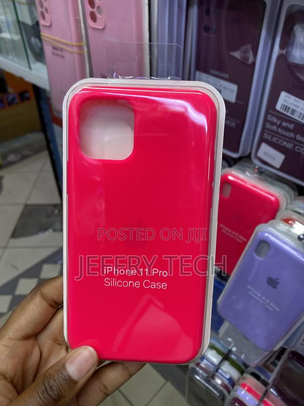 Deenakin iPhone 11 Pro Silky Liquid Silicone Case -Hot Pink - main view