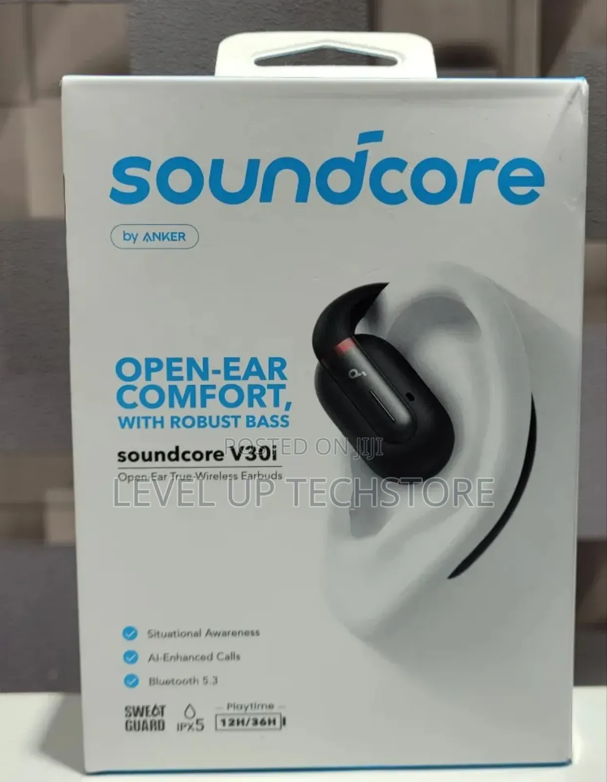 Soundcore V30i Open-Ear Headphones, Ultra-Comfort, New