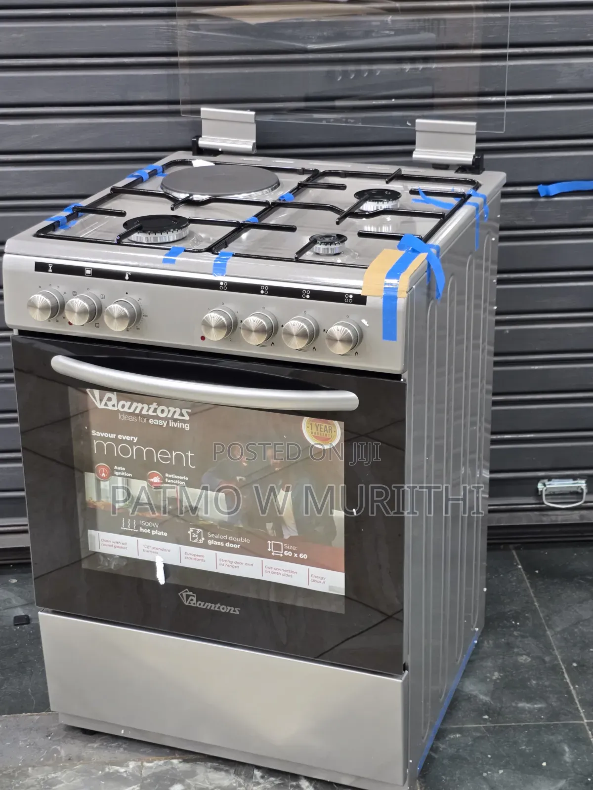 Ramtons Cooker, Ramtons Standing Cooker 60×60 3g+1e