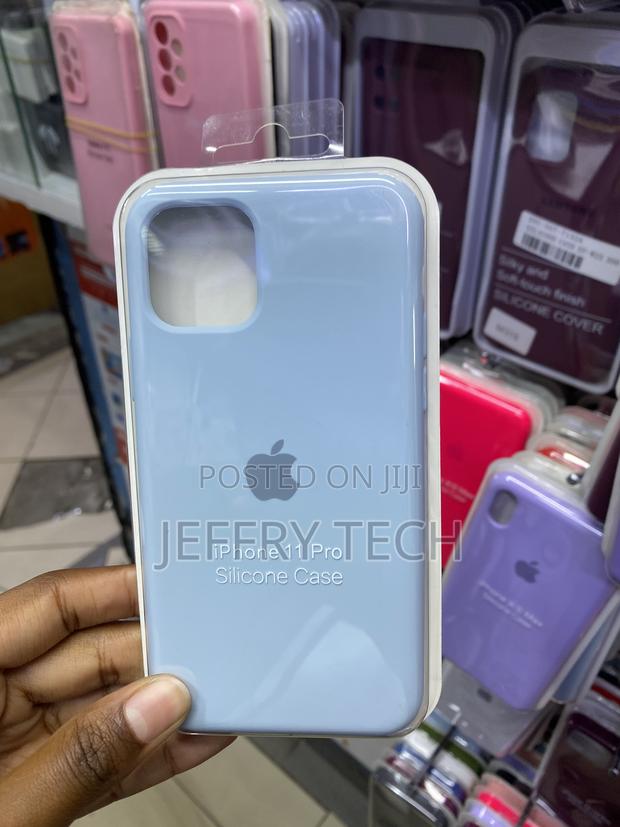 Icesword Compatible iPhone 11 Pro Case Liquid Silicone-Blue - main view