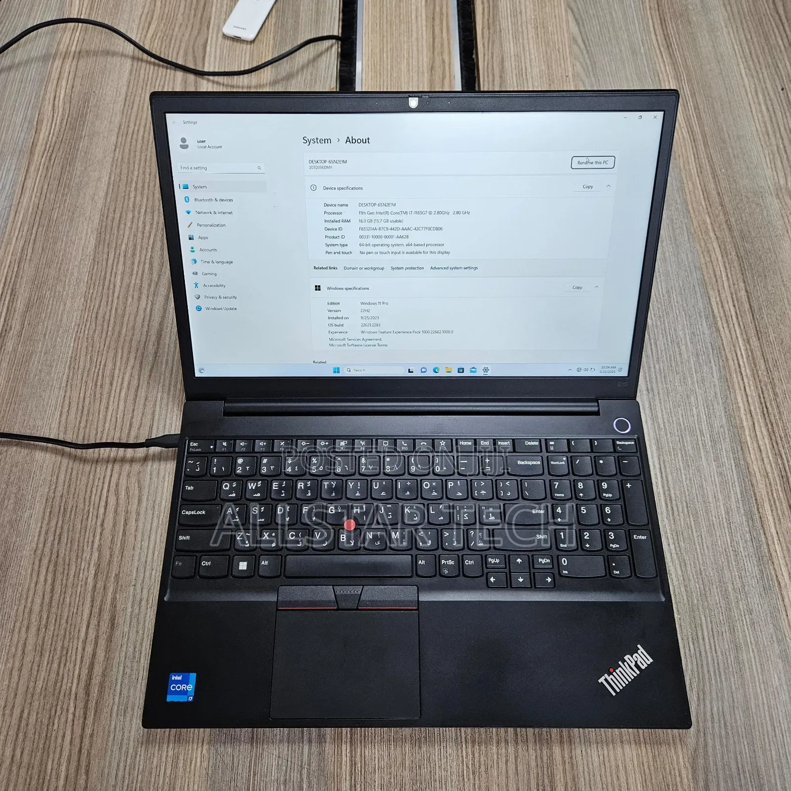 Laptop Lenovo Thinkpad E15 16GB Intel Core I7 SSD 512GB