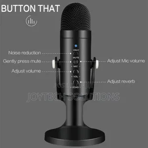 Podcast Wired Microphone With Monitor