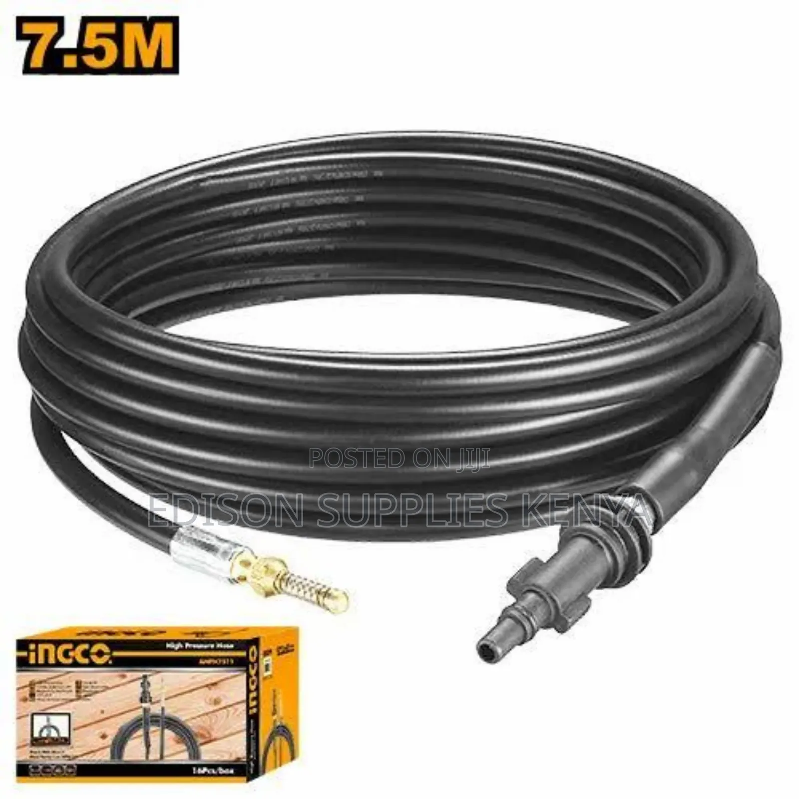 Ingco Pipe Cleaning Hose High Pressure Drain Cleaner 7.5m