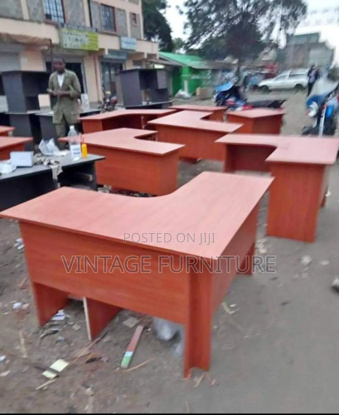 L-Shaped Office Table
