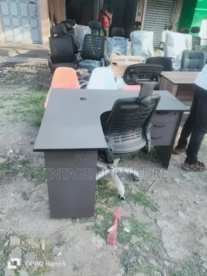 L-Shaped Desk and Chair