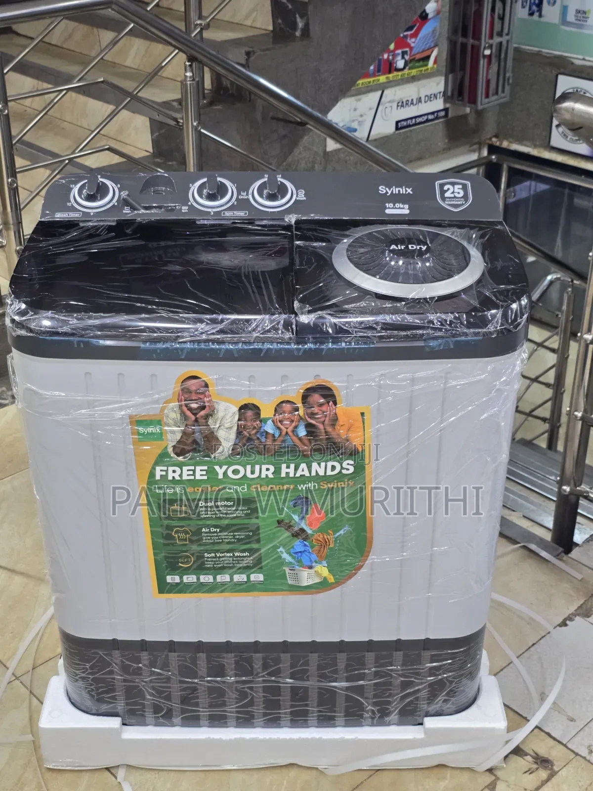 Washing Machine 10kg ,Syinix Washing Machine Wash And Spin