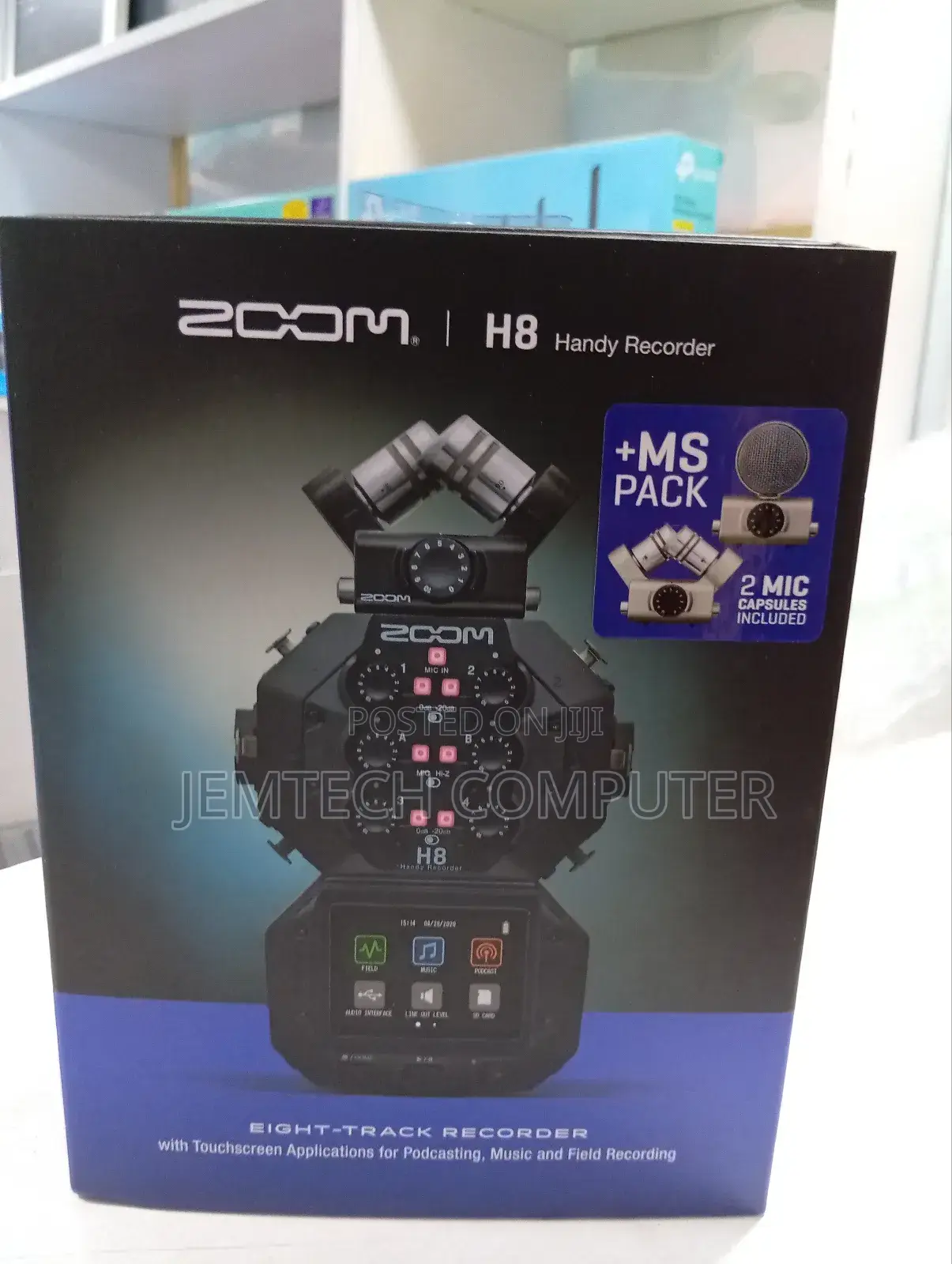 Zoom H8 8-Input / 12-Track Portable Handy Recorder