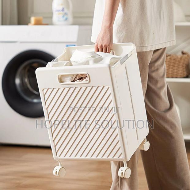 Foldable Laundry Hamper Basket - thumbnail 7