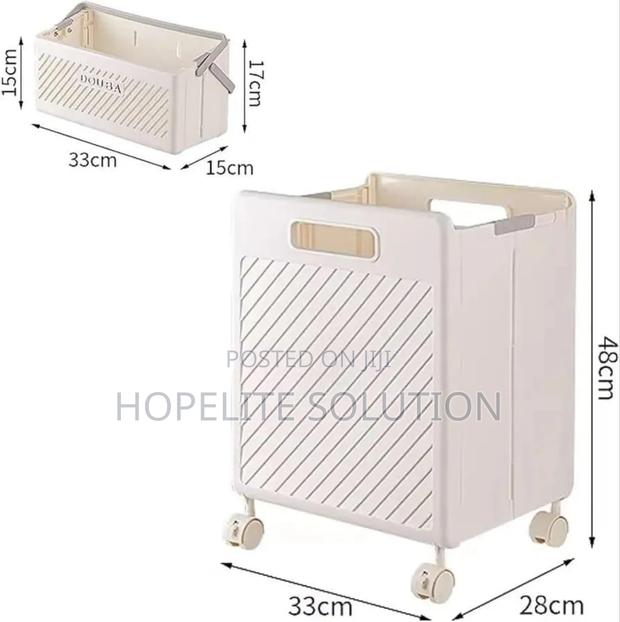 Foldable Laundry Hamper Basket - thumbnail 9