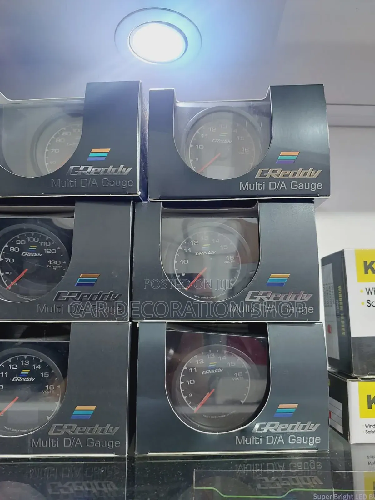 Different Greddy Gauges Oil,Temper,Water,Rpm Gauges