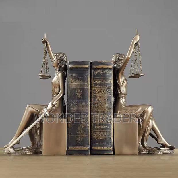 Roman Goddess of Justice Book Stopper Gift for Lawyer