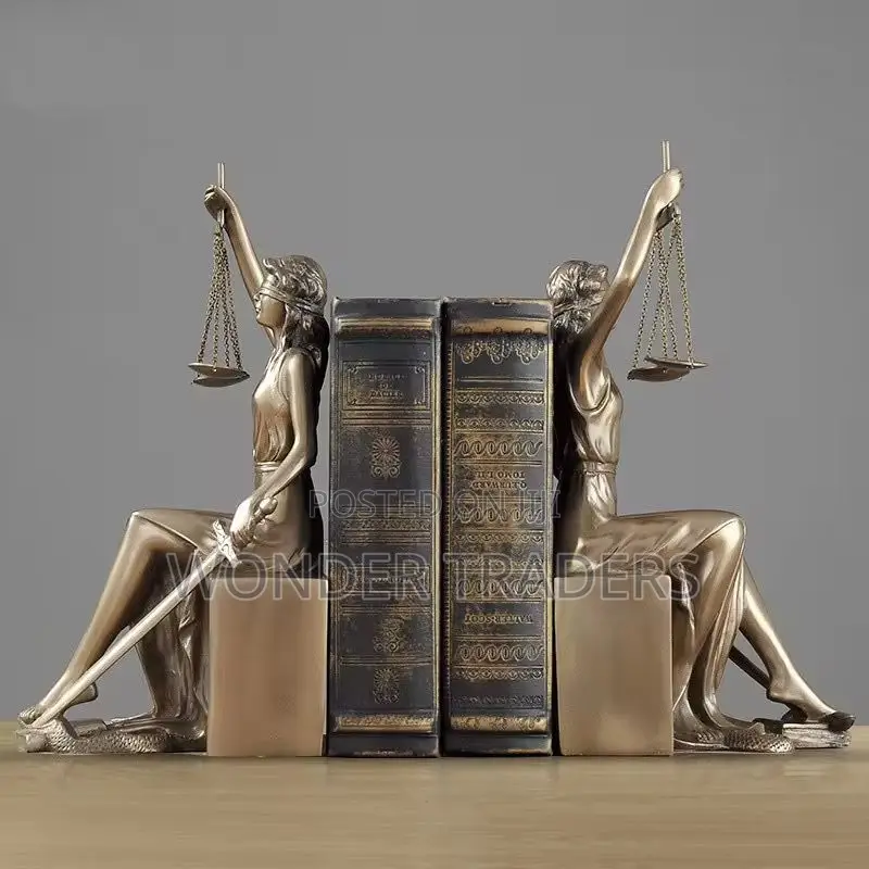 Roman Goddess of Justice Book Stopper Gift for Lawyer