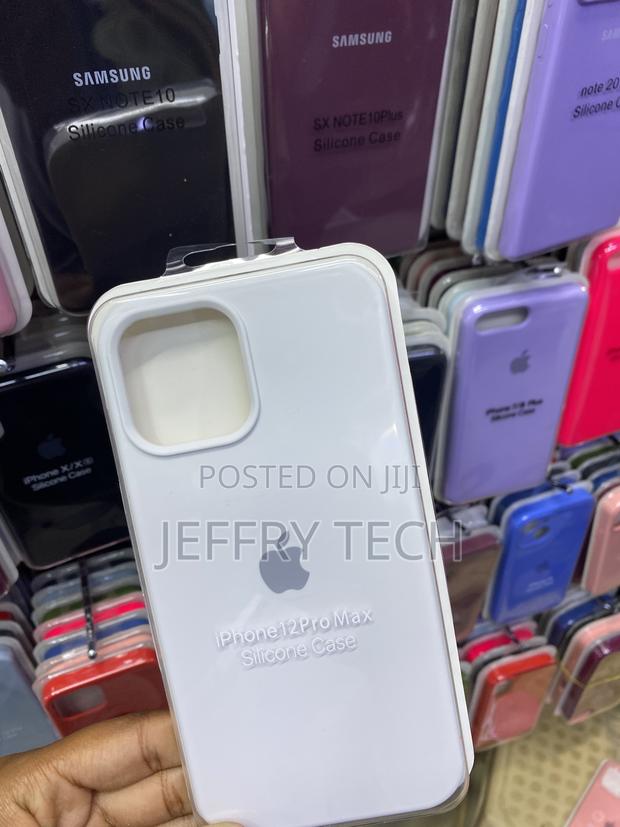 Oakxco Silicone Case for iPhone 12 Pro Max Soft Rubber Gel - thumbnail 2