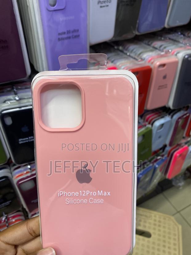 Gonez Silicone for iPhone 12 Pro Max With Microfiber Lining - main view