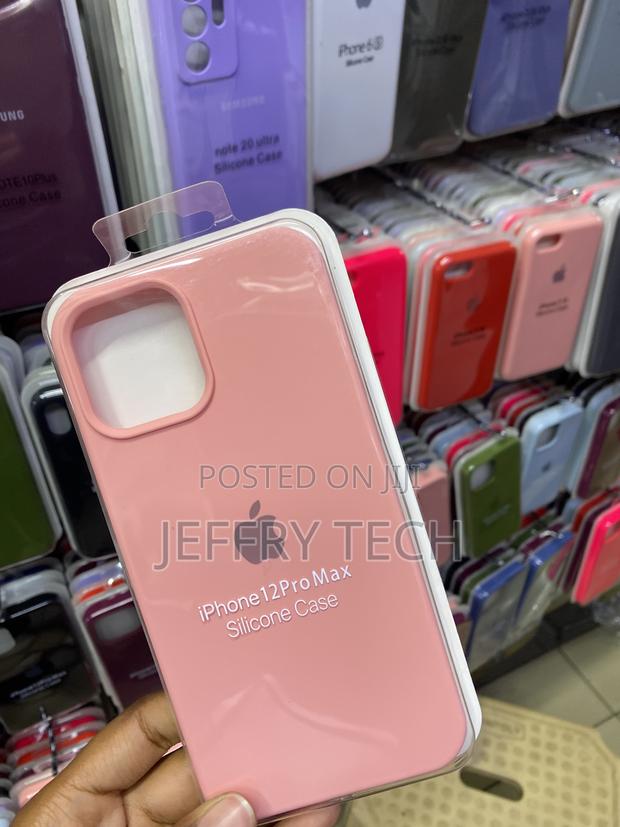 Gonez Silicone for iPhone 12 Pro Max With Microfiber Lining - thumbnail 2