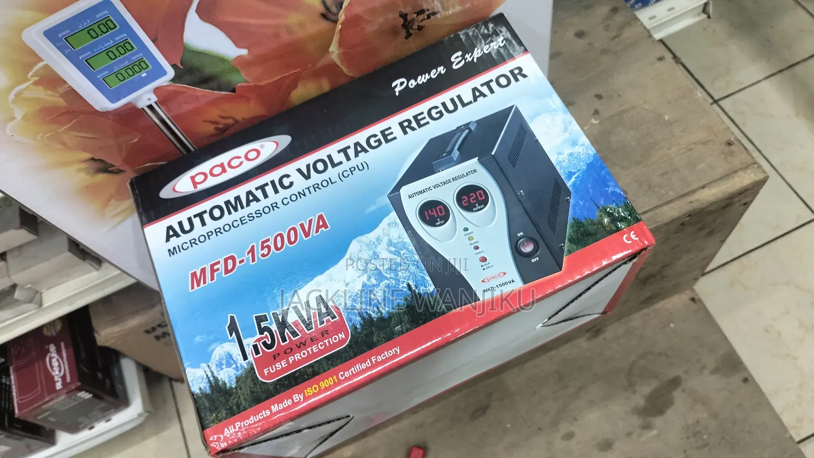 Pacco Voltage Regulator 1.5kva