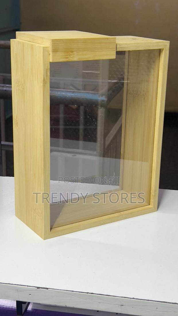 3litres Glass Container With Bamboo Lid - main view