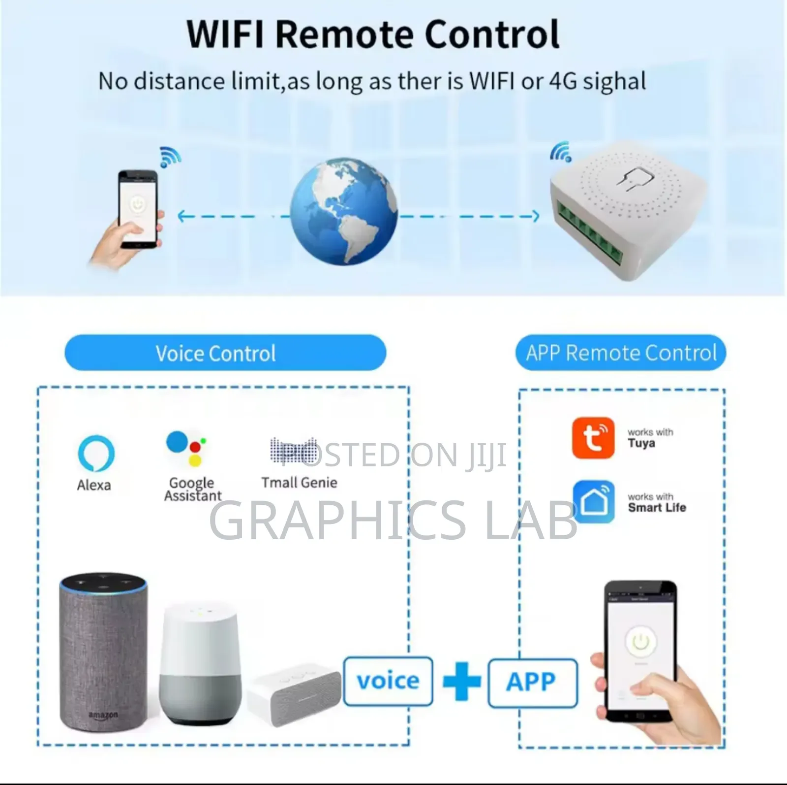 16a Tuya Mini Wifi Smart Switch